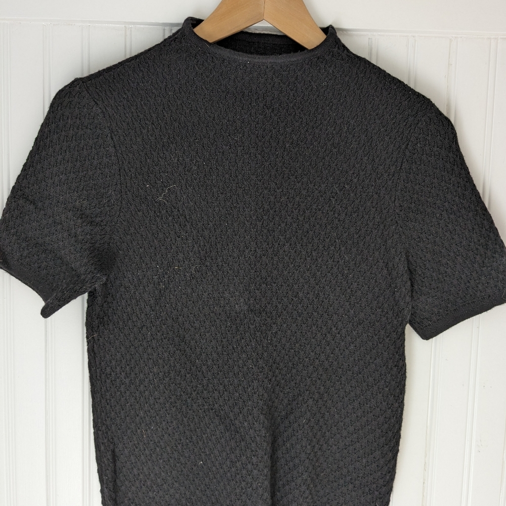 Pendleton merino wool textured sweater